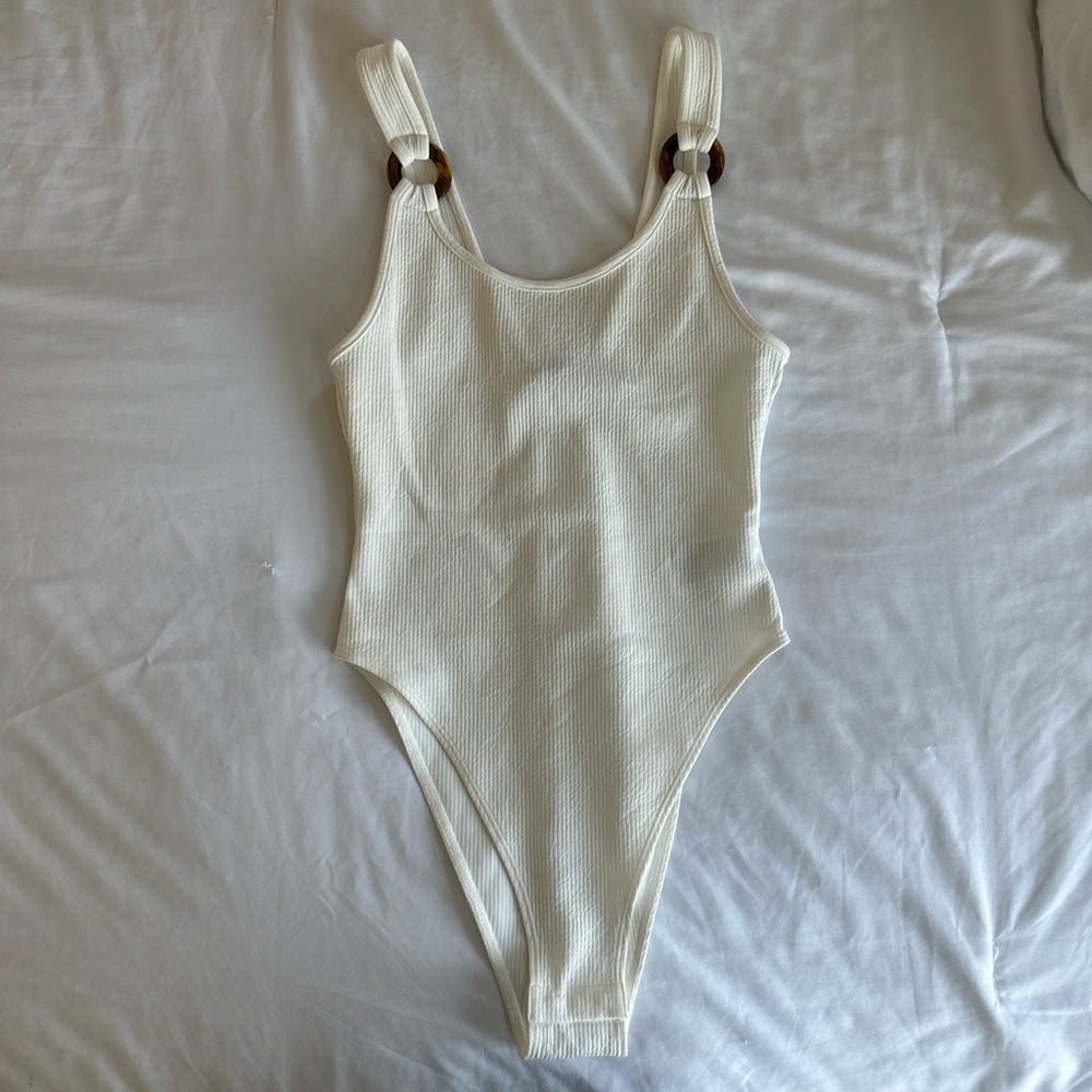 H&M White/cream bodysuit